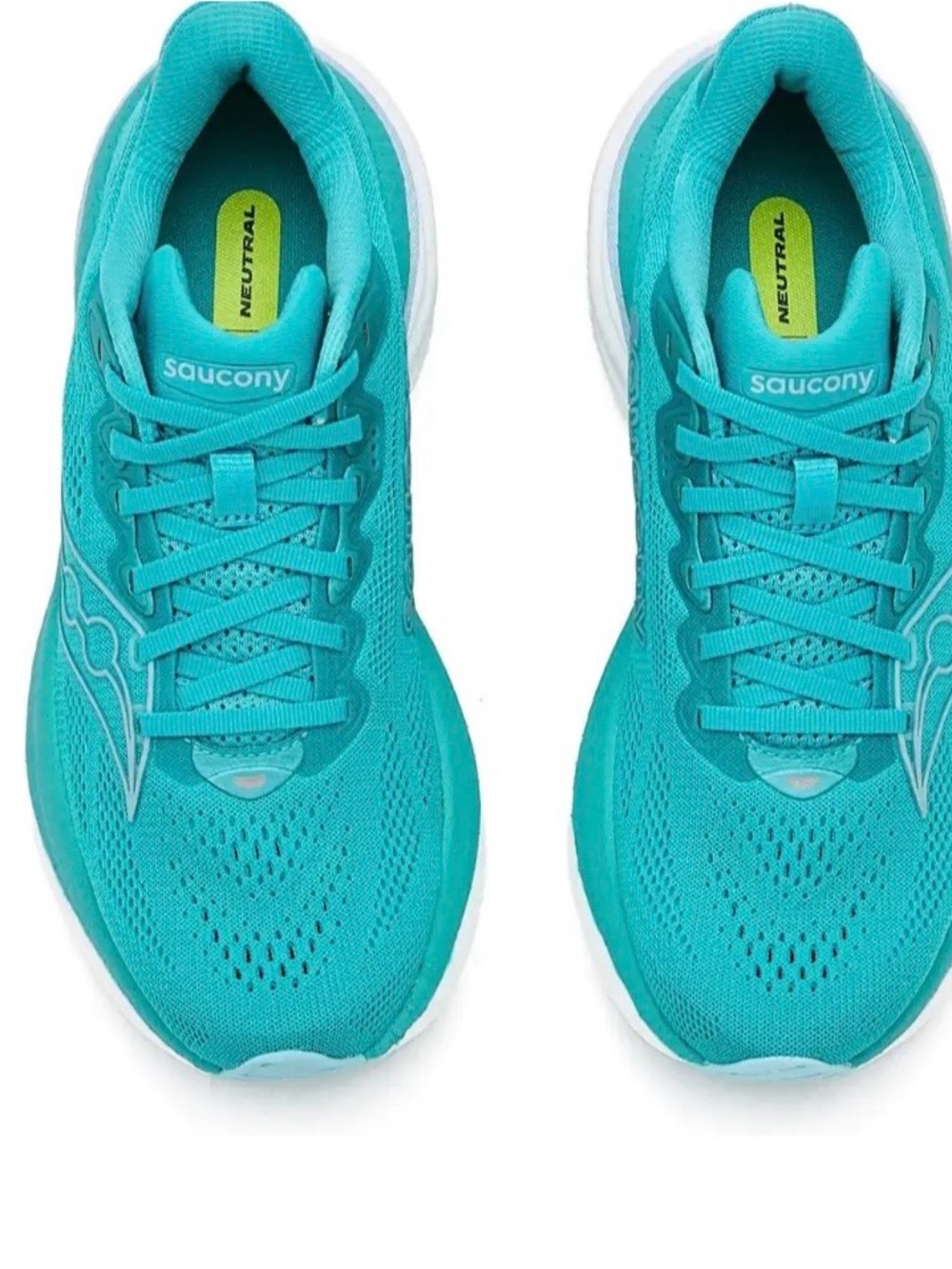 Saucony Ride ISO Women's Teal Athletic Running Shoes